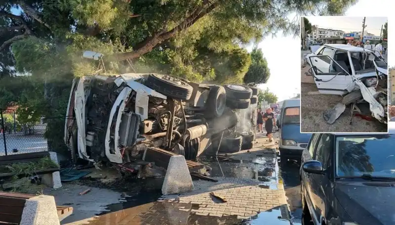 Freni Patlayan Kamyon Korkunç Kazaya Neden Oldu: Olayın Detayları