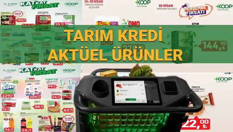 Tarım Kredi Marketleri'nde Şaşırtan İndirimler: 4-7 Nisan Fırsatları