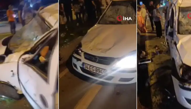 İstanbul Sahil Yolunda Faciadan Dönülen Kaza: Ucuz Atlatıldı