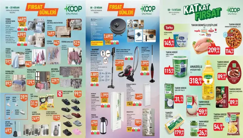 Tarım Kredi KOOP Marketleri Nisan İndirimleriyle Dolup Taşıyor!