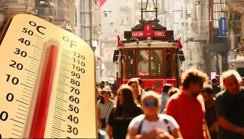 İstanbul'da Pazar Günü Sıcak Hava Yerini Yağmura Bırakıyor