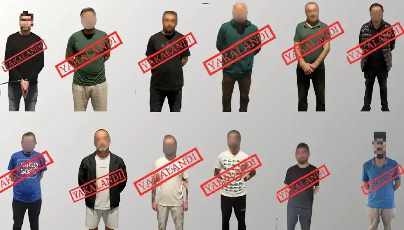 Ulusal Seviye Aranan 12 Şüpheli Kırmızı Bültenle Yakalandı!