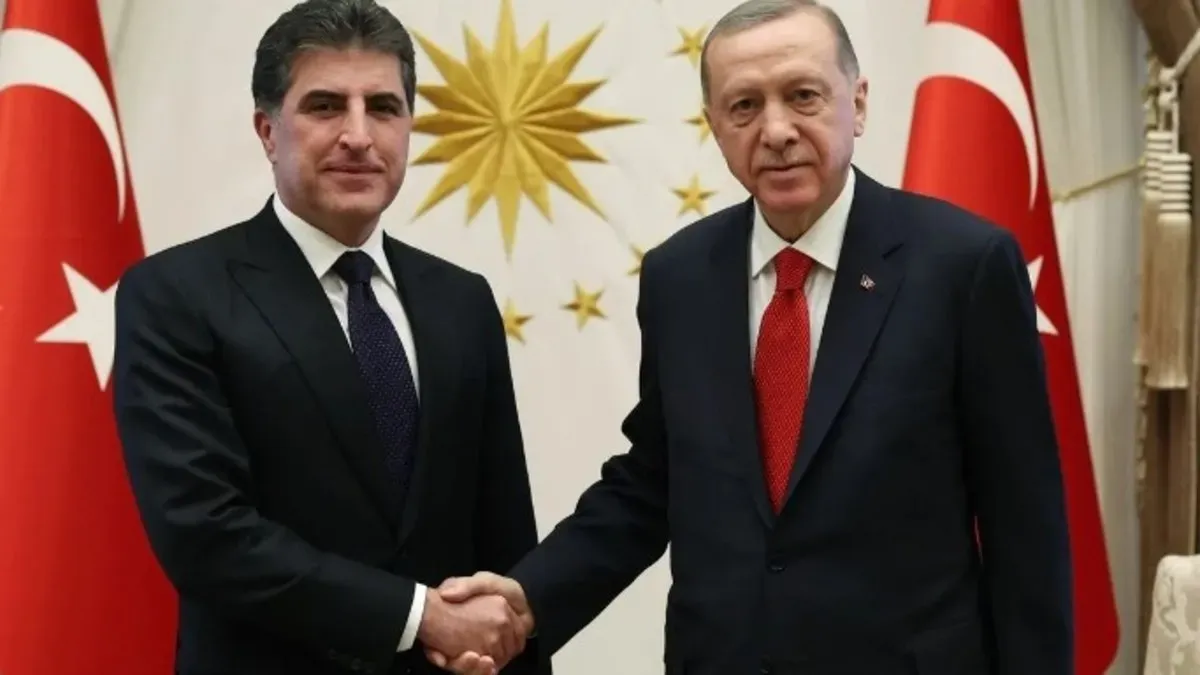 IKBY Başkanı Barzani’den Türkiye Ziyareti: Başkan Erdoğan ile Kritik Görüşme!